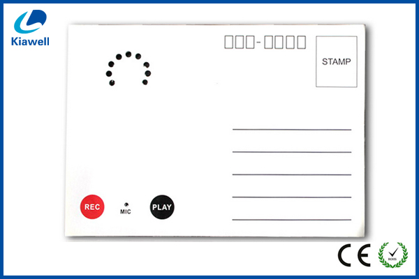 recordable postcard